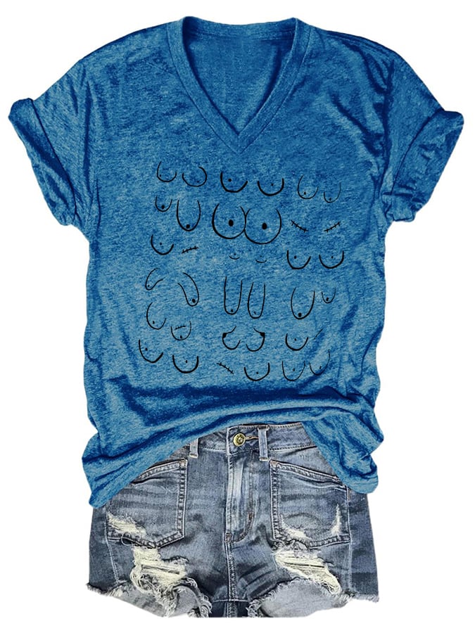 Women's Casual Printed Short Sleeve T-Shirt