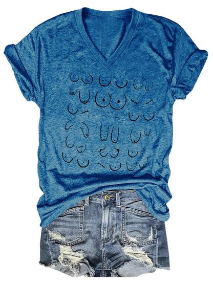 Women's Casual Printed Short Sleeve T-Shirt