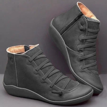Women's Comfortable leather arch support boots