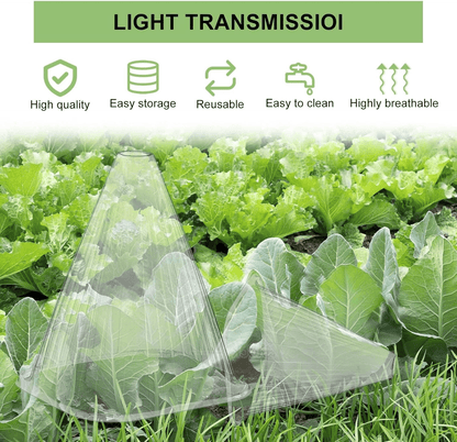 👍Mother's Day Promotion 70% OFF –2025 🌹🌿Gardening Greenhouse Plant Covers 🌱Reusable, light-transmitting and breathable💪Prevent🐛insect🐓Poultry❄Frost🌧Rain🌪Wind