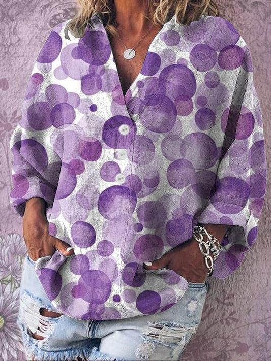 Women's Alzheimer's Floral Print T-Shirt