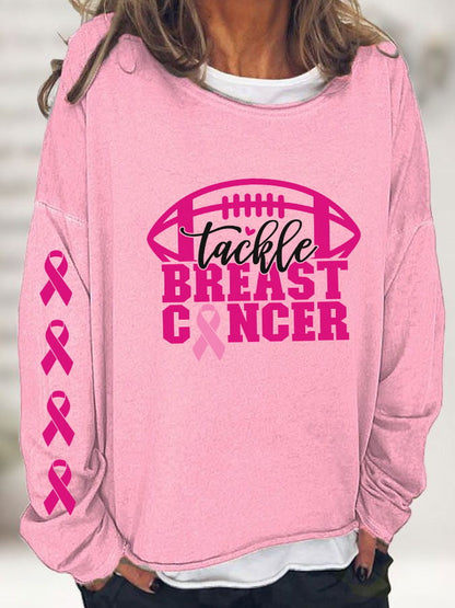 Women's Tackle Breast Cancer Sweatshirt