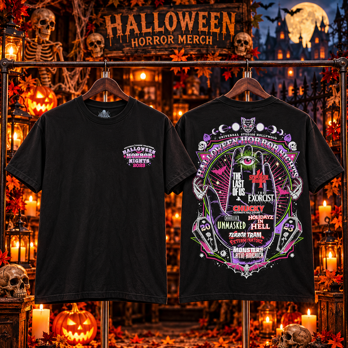 Halloween-themed T-shirt
