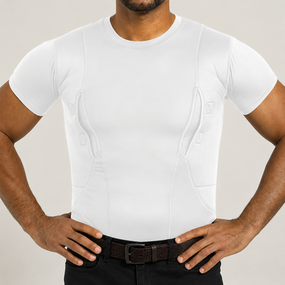 Ambidextrous Concealed Carry Compression Shirt Dual Side
