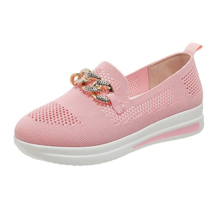 👍Last Day Promotion 80% OFF – 2023🌹 Women's Woven Breathable Orthopedic Wedge Sneakers