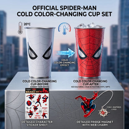 🕷️ 50% OFF – Spidey Color-Changing Tumbler