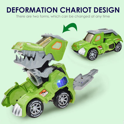 🎁 50% OFF🎁 Transforming Dinosaur LED SUV Car