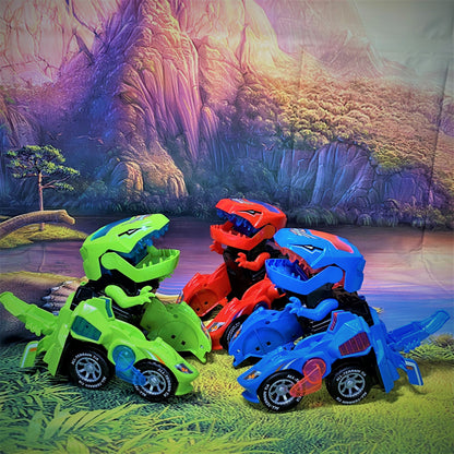 🎁 50% OFF🎁 Transforming Dinosaur LED SUV Car