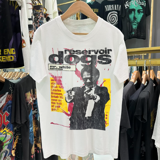 1992 Mr. White 'Reservoir Dogs Promo' Rare Washed White T-Shirt