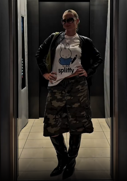 Rare Spliffy Washed White Tee