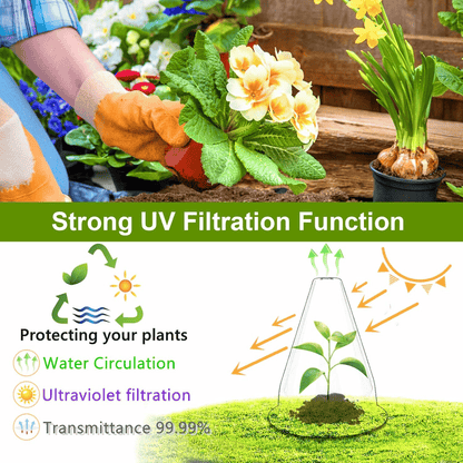 👍Mother's Day Promotion 70% OFF –2025 🌹🌿Gardening Greenhouse Plant Covers 🌱Reusable, light-transmitting and breathable💪Prevent🐛insect🐓Poultry❄Frost🌧Rain🌪Wind