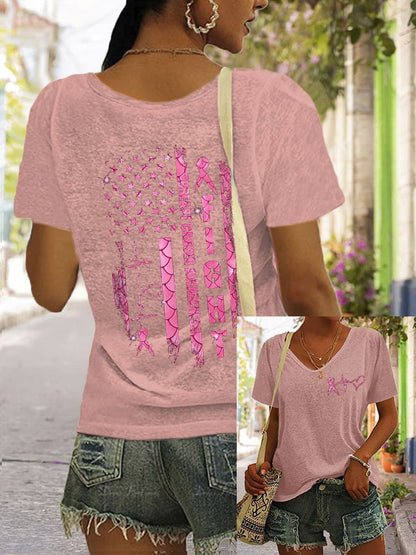 Women's Casual Printed Short Sleeve T-Shirt