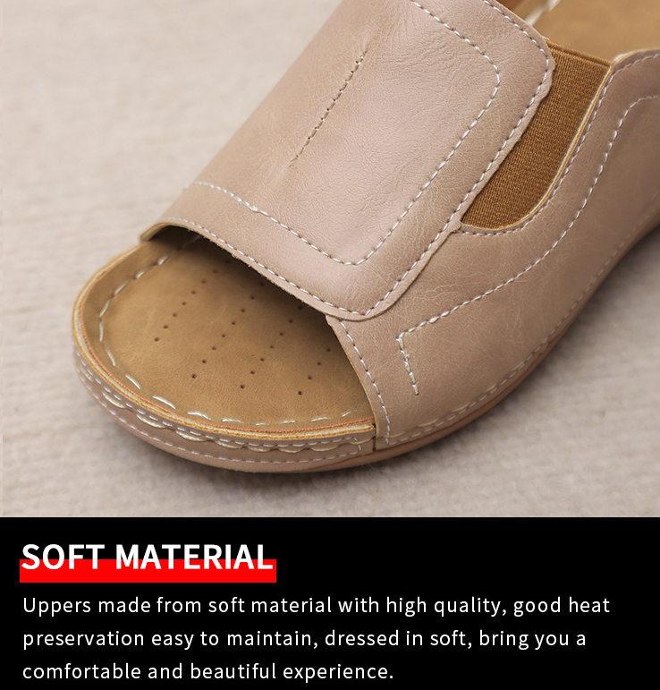 Women's Summer Casual Comfort Air Cushion Leather Sandals