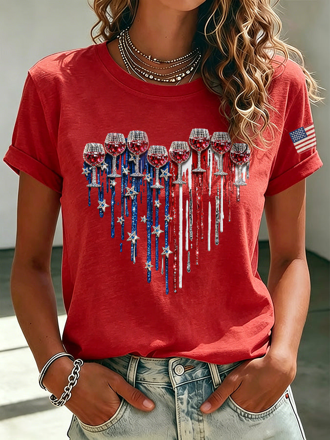 Retro American Anniversary Love T-Shirt