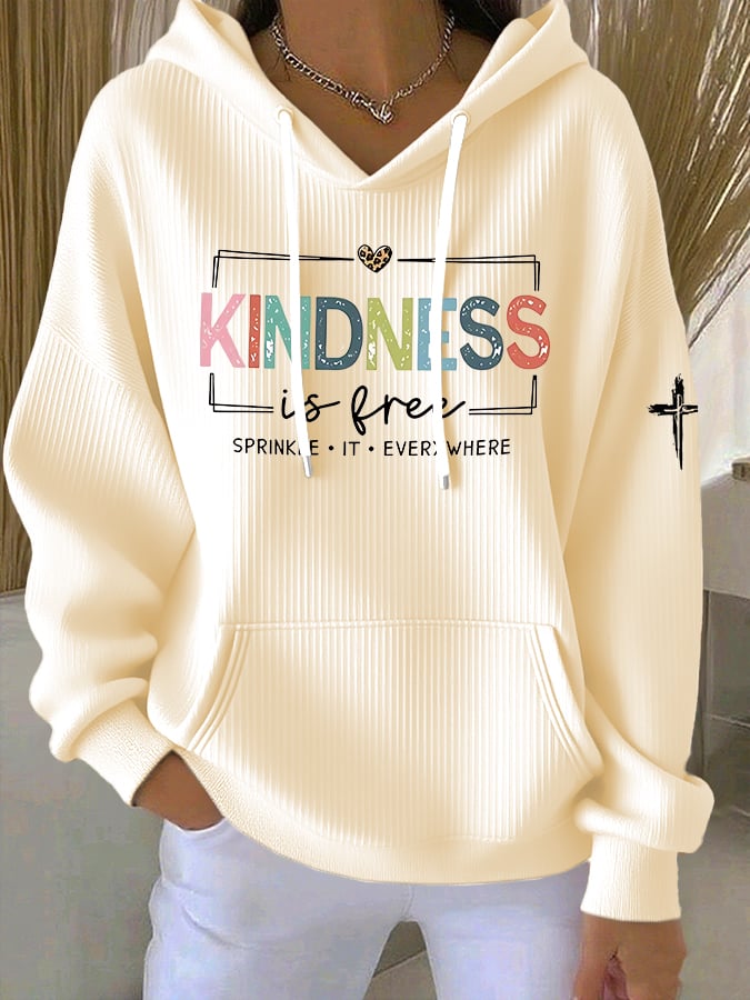 Women's Faith Be Kind Print Hoodie