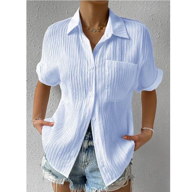 👍Mother's Day Promotion 70% OFF –2025 🌹Women's Button Placket Casual Cotton Shirt(Buy 2 Free Shipping)