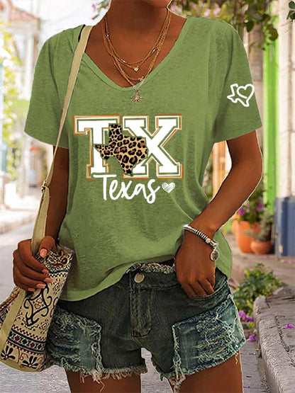 🙏💔Join us in praying for Texas.🙏Women's Texas Strong Print T-shirt