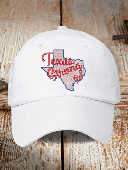 🙏💔Join us in praying for Texas.🙏Retro Texas Strong Print Baseball Cap
