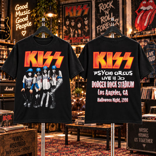 KISS Halloween Pumpkin Rock Band T-Shirt