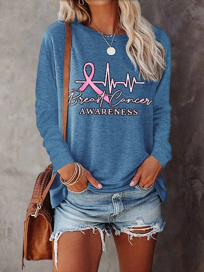 Women's Casual Printed Long Sleeve T-Shirt