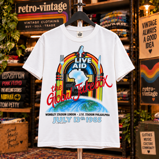 Live Aid 1985 Official Concert T-Shirt
