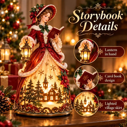 🎄 Victorian Christmas Caroler Lighted Tabletop Lamp