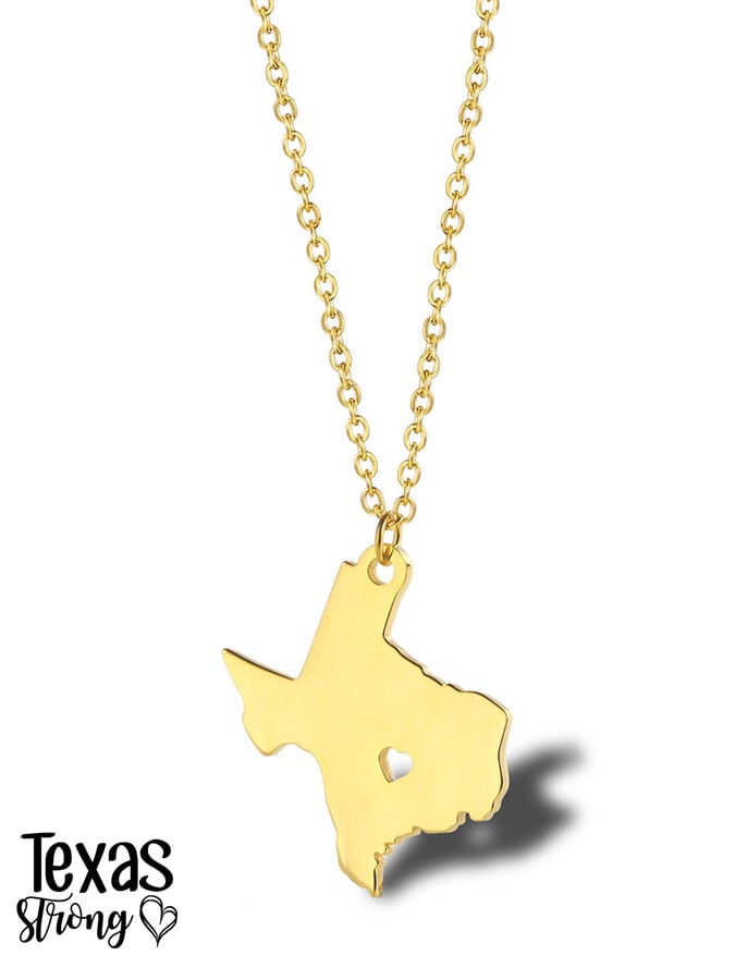 🙏💔Join us in praying for Texas.🙏Texas Strong Necklace