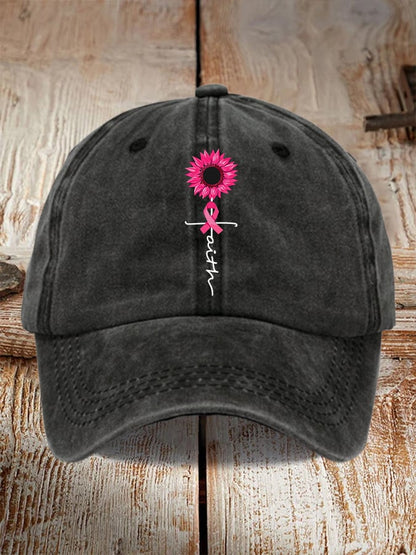 Faith Breast Cancer Awareness Hat