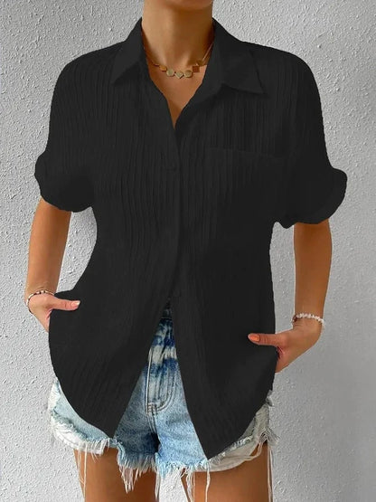 👍Mother's Day Promotion 70% OFF –2025 🌹Women's Button Placket Casual Cotton Shirt(Buy 2 Free Shipping)