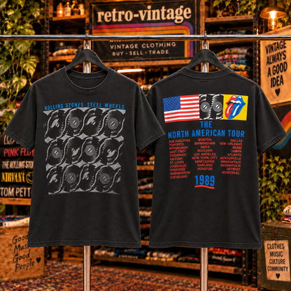 1989 Rolling Stones Steel Wheels T-Shirt