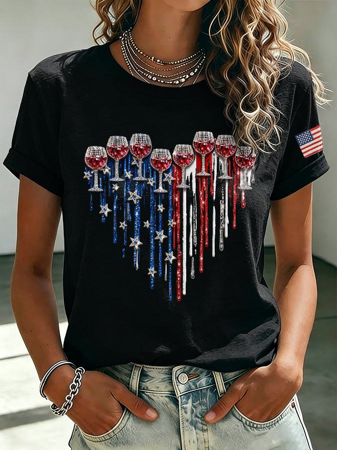 Retro American Anniversary Love T-Shirt