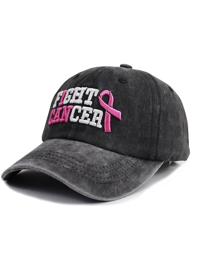 Unisex Breast Cancer Fighter Baseball Cap