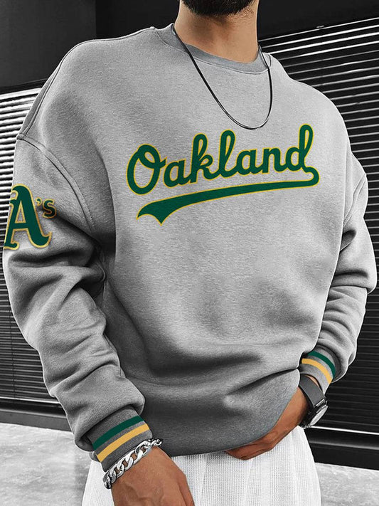 Oakland Athletics MLB Men's Crewneck Sweatshirt