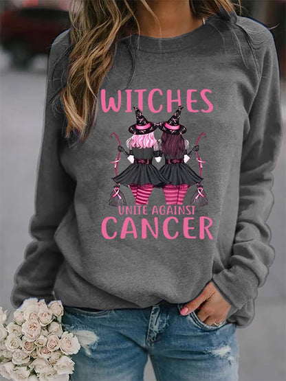 Women's Witches Unite Against Cancer Sweatshirt