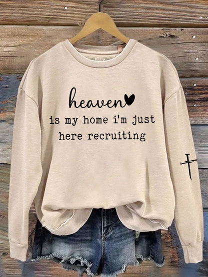 Women'S Faith Print Sweatshirt