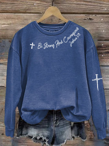 Women's Faith Print Waffle Hoodie