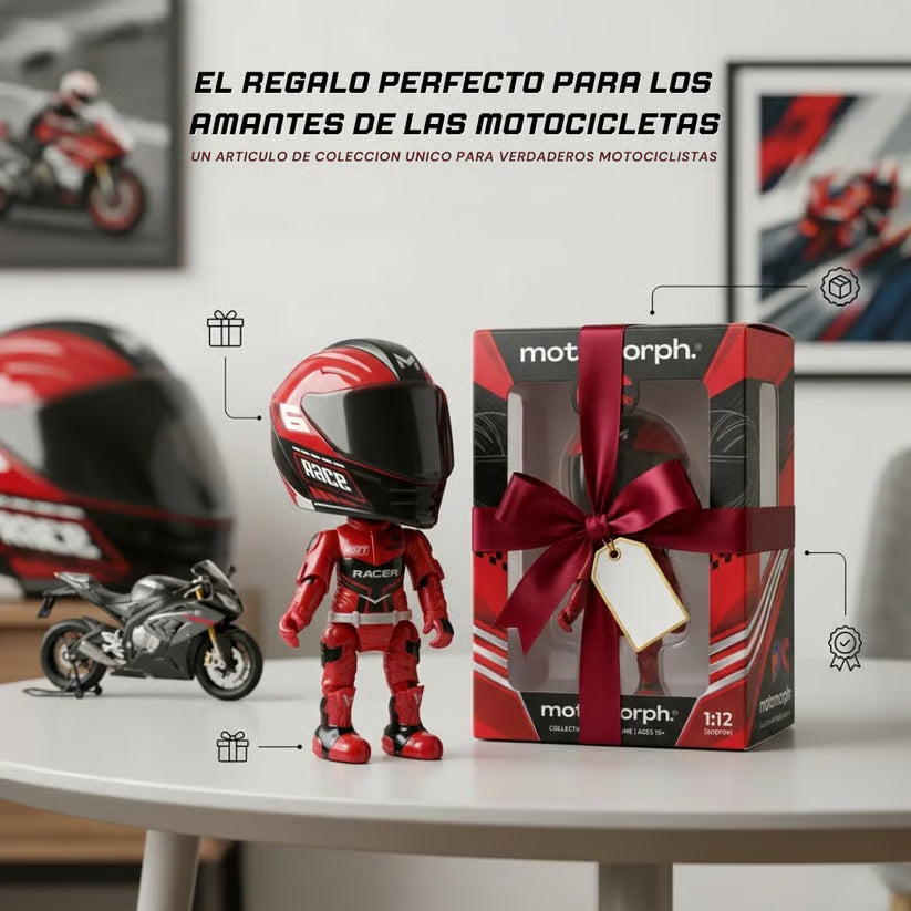 🏍️ MotoMorph™ Transforming Motorcycle Helmet to Action Figure