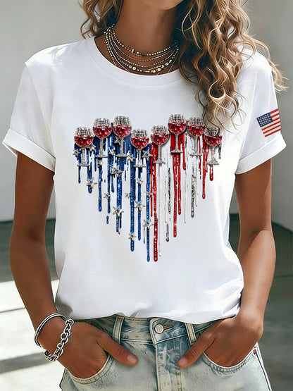 Retro American Anniversary Love T-Shirt