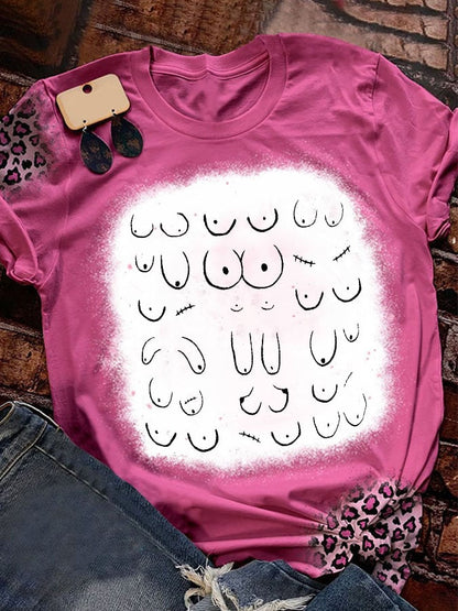 Women's Casual Printed Short Sleeve T-Shirt