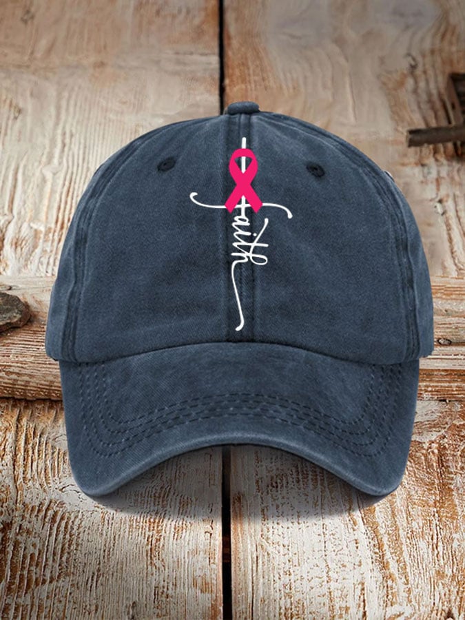 Faith Breast Cancer Awareness Hat