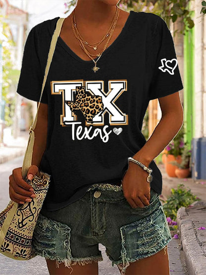🙏💔Join us in praying for Texas.🙏Women's Texas Strong Print T-shirt