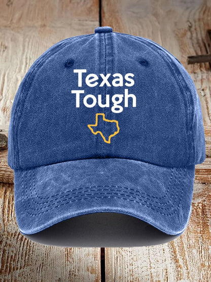 🙏💔Join us in praying for Texas.🙏Retro Texas Tough Print Baseball Cap