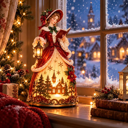 🎄 Victorian Christmas Caroler Lighted Tabletop Lamp