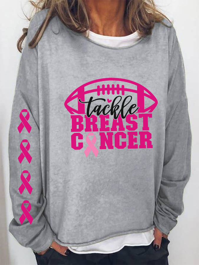 Women's Tackle Breast Cancer Sweatshirt
