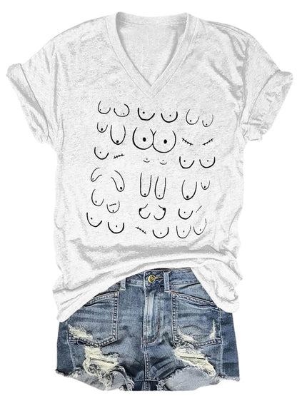 Women's Casual Printed Short Sleeve T-Shirt