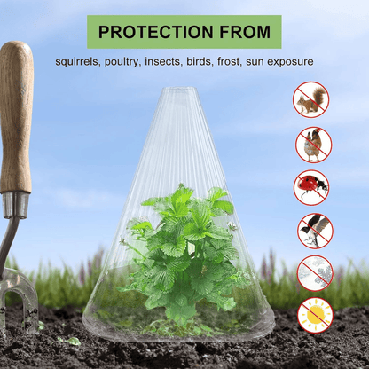 👍Mother's Day Promotion 70% OFF –2025 🌹🌿Gardening Greenhouse Plant Covers 🌱Reusable, light-transmitting and breathable💪Prevent🐛insect🐓Poultry❄Frost🌧Rain🌪Wind
