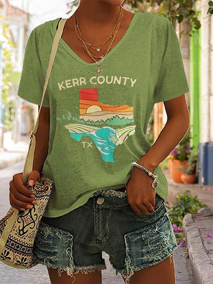 Women's Texas Strong Print T-shirt