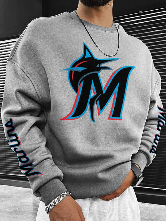 Miami Marlins MLB Men's Crewneck Sweatshirt