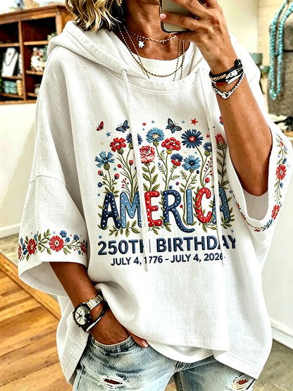 Women's 250th Anniversary Floral Hoodie