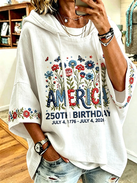 Women's 250th Anniversary Floral Hoodie